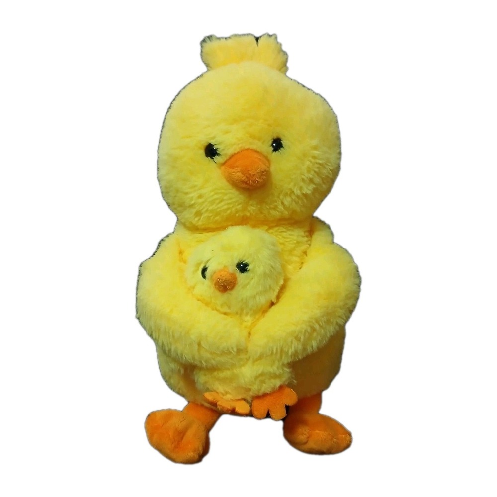 Publix‎ Supermarkets Yellow Plush Chick with Baby Chick Stuffed Animal Toy
